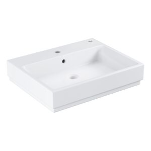 Grohe Cube Ceramique salle de bain lavabo 3947300H 60cm, trou pour robinetterie 2000 avec trop-plein, blanc alpin PureGuard - Publicité