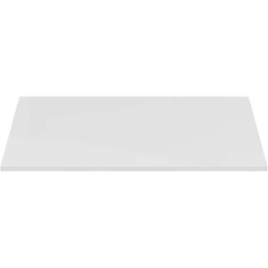 plaque en bois U8413WG pour meuble sous- Ideal Standard et gueridon, 600x12x505mm, laque blanc brillant