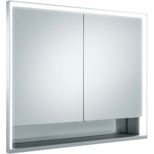 Keuco Royal Lumos armoire a miroir 14313171301 encastre dans le mur, 900x735x165mm, avec eclairage LED