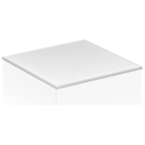 Keuco Royal Reflex plaque de recouvrement 34020519000 verre cristal, 35,5 x 1 x 33,8 cm, blanc