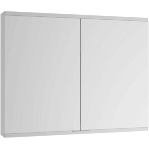 Keuco Royal Modular 2. 1930 miroir 800200081100300 800 x 900 x 160 mm, 2000 douille, 2000 point double chargement USB, integre dans le mur, deux portes