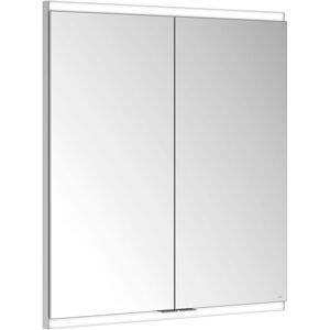 Keuco Royal Modular 2. 1930 miroir 800210070100300 700 x 700 x 160 mm, 2000 douille, 2000 point double chargement USB, integre dans le mur, deux portes