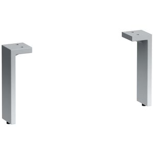 LAUFEN Kartell pieds H4076200330041 Set = 2 pièces, aluminium