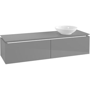 Villeroy und Boch Villeroy & Boch Legato Villeroy & Boch B597L0FP 160x38x50cm, avec éclairage LED, Glossy Grey - Publicité