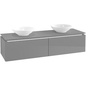 Villeroy und Boch Villeroy & Boch Legato Villeroy & Boch B676L0FP 160x38x50cm, avec éclairage LED, Glossy Grey - Publicité