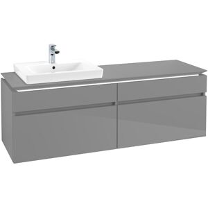 Villeroy und Boch Villeroy & Boch Legato Villeroy & Boch B689L0FP 160x55x50cm, avec éclairage LED, Glossy Grey - Publicité