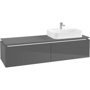 Villeroy und Boch Villeroy & Boch Legato Villeroy & Boch B765L0FP 160x38x50cm, avec éclairage LED, Glossy Grey - Publicité