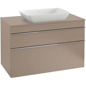 Villeroy und Boch Venticello Villeroy et Boch vasque A94102VJ 95,7 x 60,6 x 50,2 cm, centre vasque, poignee blanc, chene nordique