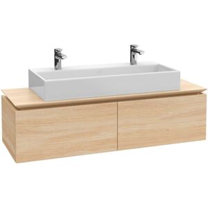 Villeroy und Boch Legato Villeroy et Boch vasque B609L0RK 120x38x50cm, centre vasque, avec eclairage LED, Stone Oak