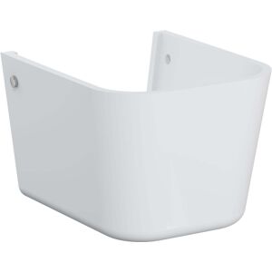 Vitra Sento Kids demi-colonne 7354B003-0156 blanc brillant, avec fixation à ressort, pour lavabo