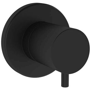 Vitra Origin A4145836 noir mat, vanne d'arrêt dissimulée, 80x80mm