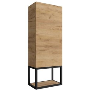 Salgar Colonne De Salle De Bain Vinci 1060 Réversible 1 Porte Chêne Africain - Salgar - 25760