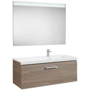 Prisma Pack Unik 1tiroir+miroir Led 900 Droite Ash - Roca A855931321