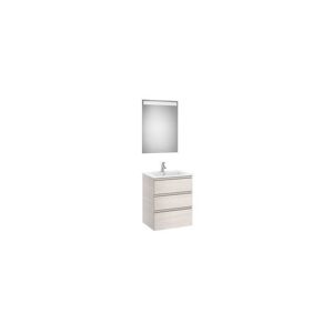 Roca The Gap Pack 3t 600mm (Unik+miroir) Frêne Nordic - Roca A851517434