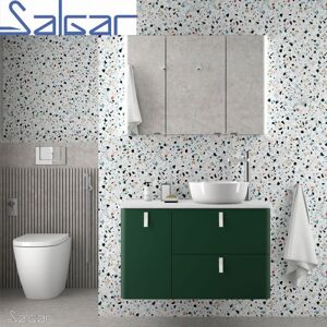 Salgar Meuble De Salle De Bain Uniiq 900 Royal Green Gauche 1 Porte Et 2 Tiroirs - 83126 Salgar