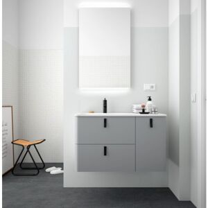 Salgar Meuble De Salle De Bain Uniiq 900 Droite Humo - Salgar 24610