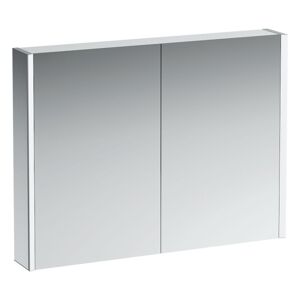 Frame Armoire Toilette 100 A/led Vertical+prise Blc Brillant - Laufen H4086039001451