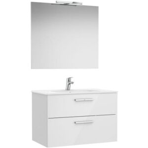 ROCA Victoria Pack 2 Tiroirs 800mm Blanc Brillant - Roca A851604806