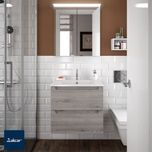 Salgar Meuble Salle De Bain Monterrey 60cm 2 Tiroirs Pin Bahía - Salgar 23929