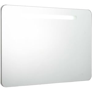 vidaXL Armadietto Bagno con Specchio e LED 80x9,5x55 cm