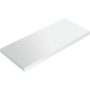 SPACEO Mensola a muro  dritto in mdf L 96 x P 20 cm bianco