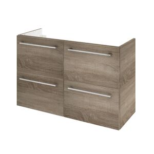 SENSEA Mobile da bagno sotto lavabo Remix L 90 x P 33 x H 57.7 cm rovere, lavabo non incluso