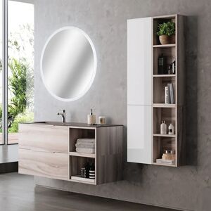 Leroy Merlin Base per mobile bagno Top quarzo L 17 x P 46 x H 1.2 cm bianco