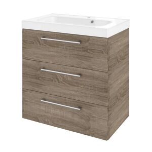 SENSEA Mobile da bagno sotto lavabo Remix L 75 x P 46 x H 73 cm rovere, lavabo non incluso