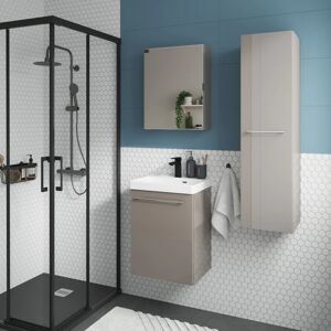 SENSEA Mobile da bagno sotto lavabo Remix L 45 x P 33 x H 57.7 cm grigio, lavabo non incluso