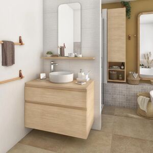 SENSEA Mensola per bagno Natural L 90 cm