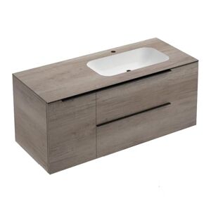 Leroy Merlin Mobile sottolavabo e lavabo Solid rovere sable L 120 x H 83 x P 51 cm