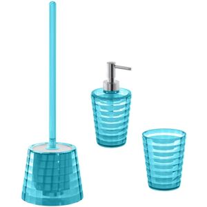 Leroy Merlin Set di accessori da bagno GLADY turchese