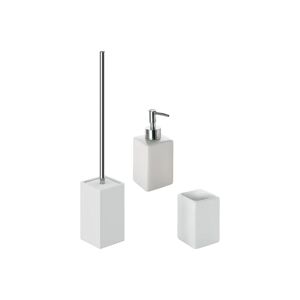 Leroy Merlin Set di accessori da bagno VERBENA in ceramica bianco