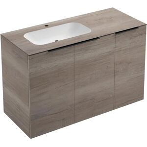 Leroy Merlin Mobile sottolavabo e lavabo Solid rovere sable L 120 x H 92 x P 51 cm