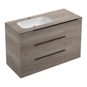 Leroy Merlin Mobile sottolavabo e lavabo Solid rovere sable L 120 x H 92 x P 51 cm