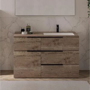 Leroy Merlin Mobile sottolavabo e lavabo Solid rovere sable L 120 x H 92 x P 51 cm