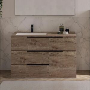 Leroy Merlin Mobile sottolavabo e lavabo Solid rovere sable L 120 x H 92 x P 51 cm