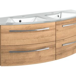 Leroy Merlin Mobile sottolavabo e lavabo Image rovere riviera L 130 x H 48.2 x P 48.5 cm