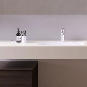 Leroy Merlin Mobile sottolavabo e lavabo Barrik rovere barrique L 100 x H 65 x P 48.5 cm