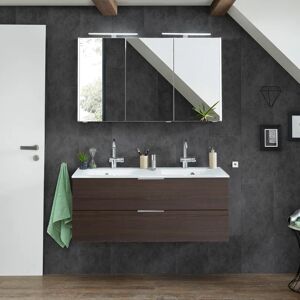 Leroy Merlin Mobile sottolavabo e lavabo Madeo wenge' L 120 x H 48 x P 48.5 cm