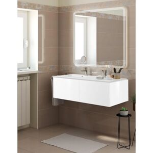 SENSEA Mobile sottolavabo e lavabo Neo bianco L 120 x H 64 x P 48.5 cm