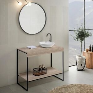 Leroy Merlin Mobile da bagno sotto lavabo L 80 x grigio, lavabo non incluso