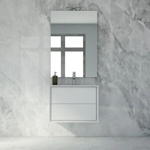 BADEN HAUS Mobile sottolavabo e lavabo Bellagio bianco L 71 x H 53 x P 46 cm