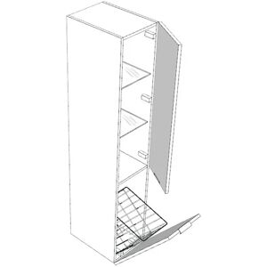 Leroy Merlin Mobile lavanderia colore su ordinazione L 50 x P 50 x H 180 cm