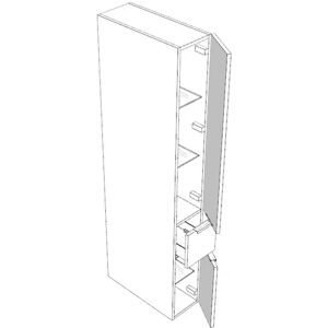 Leroy Merlin Mobile lavanderia colore su ordinazione L 50 x P 50 x H 180 cm