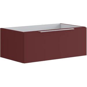 Leroy Merlin Base per mobile bagno 1 cassetto L 79.5 x P 45.5 x H 30 cm laccato opaco rosso jaipur