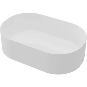 Leroy Merlin Lavabo Kros d'appoggio ovale in ceramica L 55 x H 14 cm bianco