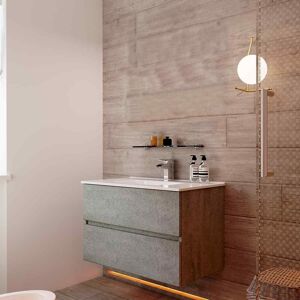 Arcdesign Selection Mobile per bagno sospeso color cemento
