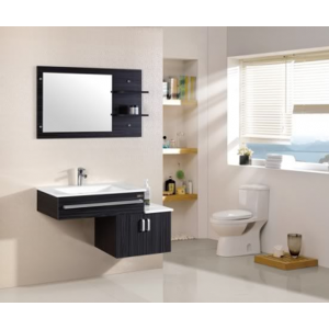 Arredo Casa Facile Mobile Bagno Pensile Nero Da 105 Cm Completo