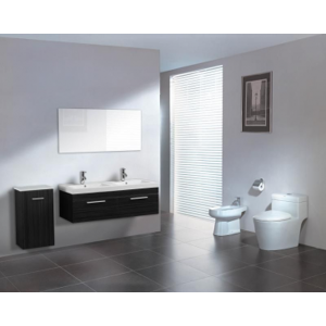 Arredo Casa Facile Mobile Bagno Pensile Wengãˆ Da 120 Cm Completo